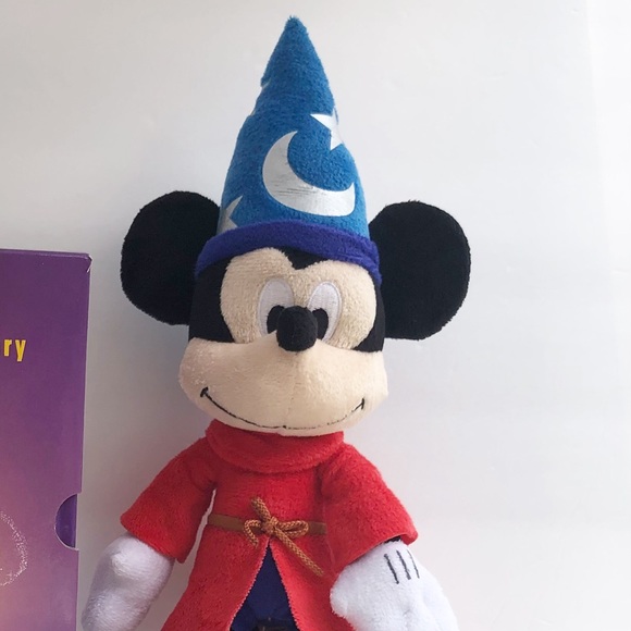 Disneyland Sorcerer Mickey Mouse Plush Toy Size 14” - Picture 5 of 7